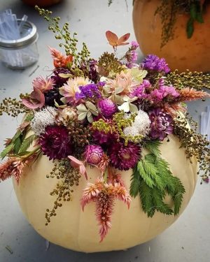 Dried flower pumpkin2